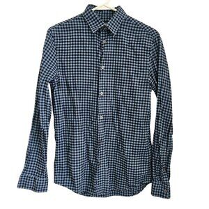 Men's Long sleeve Button Up Shirt Plaid, H&M, Size XS